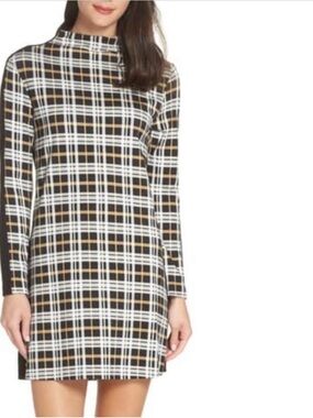 French Connection Lula Check Tartan Dress 10